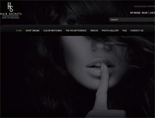 Tablet Screenshot of hairsecretsextensions.com